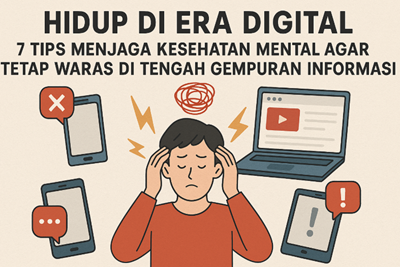 Hidup di Era Digital: 7 Tips Menjaga Kesehatan Mental agar Tetap Waras di Tengah Gempuran Informasi